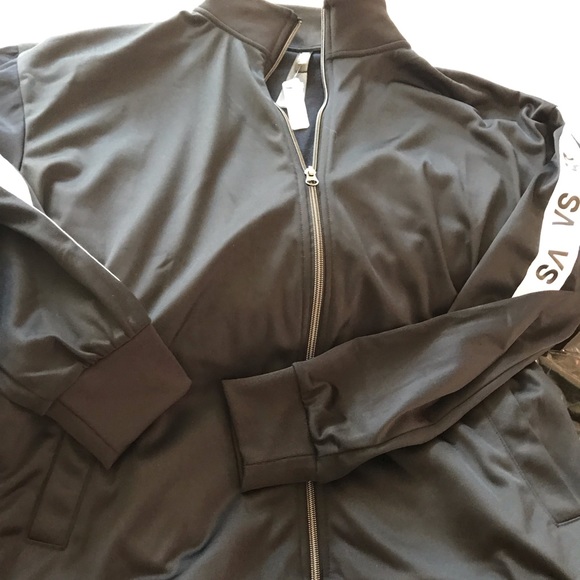 VS BOYFRIEND TRACK PANT FULL ZIP JACKET SZ M - Picture 10 of 14